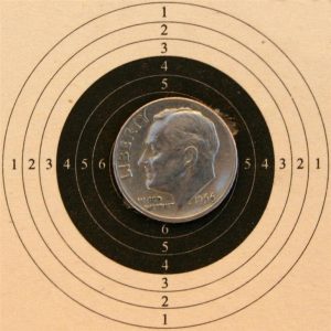 TechForce 97 5 Shot, Open sights, 10 yards
