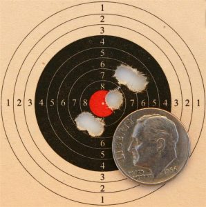 TechForce 97 5 Shot, Open sights, 10 yards
