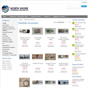 North Shore Compressor & Machine North Shore Compressor & Machine - High Pressure Air fitting specialists