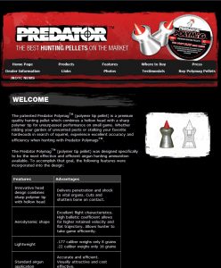 Predator International - Devastating Hunting Pellets Predator International - Devastating Hunting Pellets