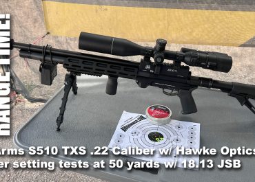 Air Arms S510 TXS – Power Setting Tests at 50 Yards