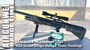 Airgun Range Time – Umarex Hammer 420 Grain Slugs