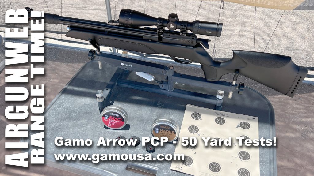 RANGE TIME – GAMO ARROW PCP at 50 Yards