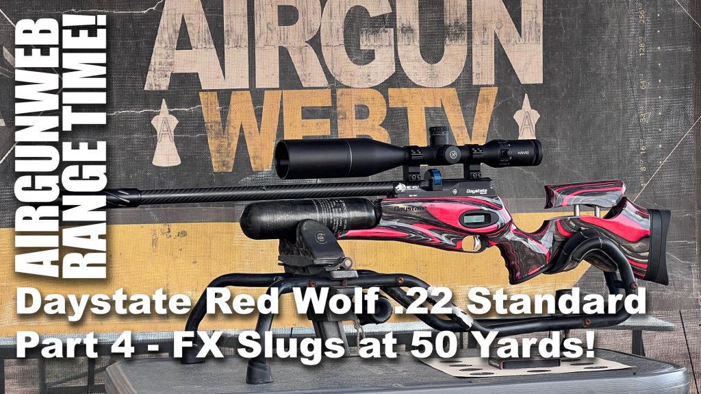 Daystate Red Wolf .22 FX Slugs at 50 Yards
