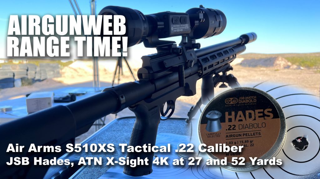 Air Arms S510XS Tactical with ATN X-Sight 4K Pro