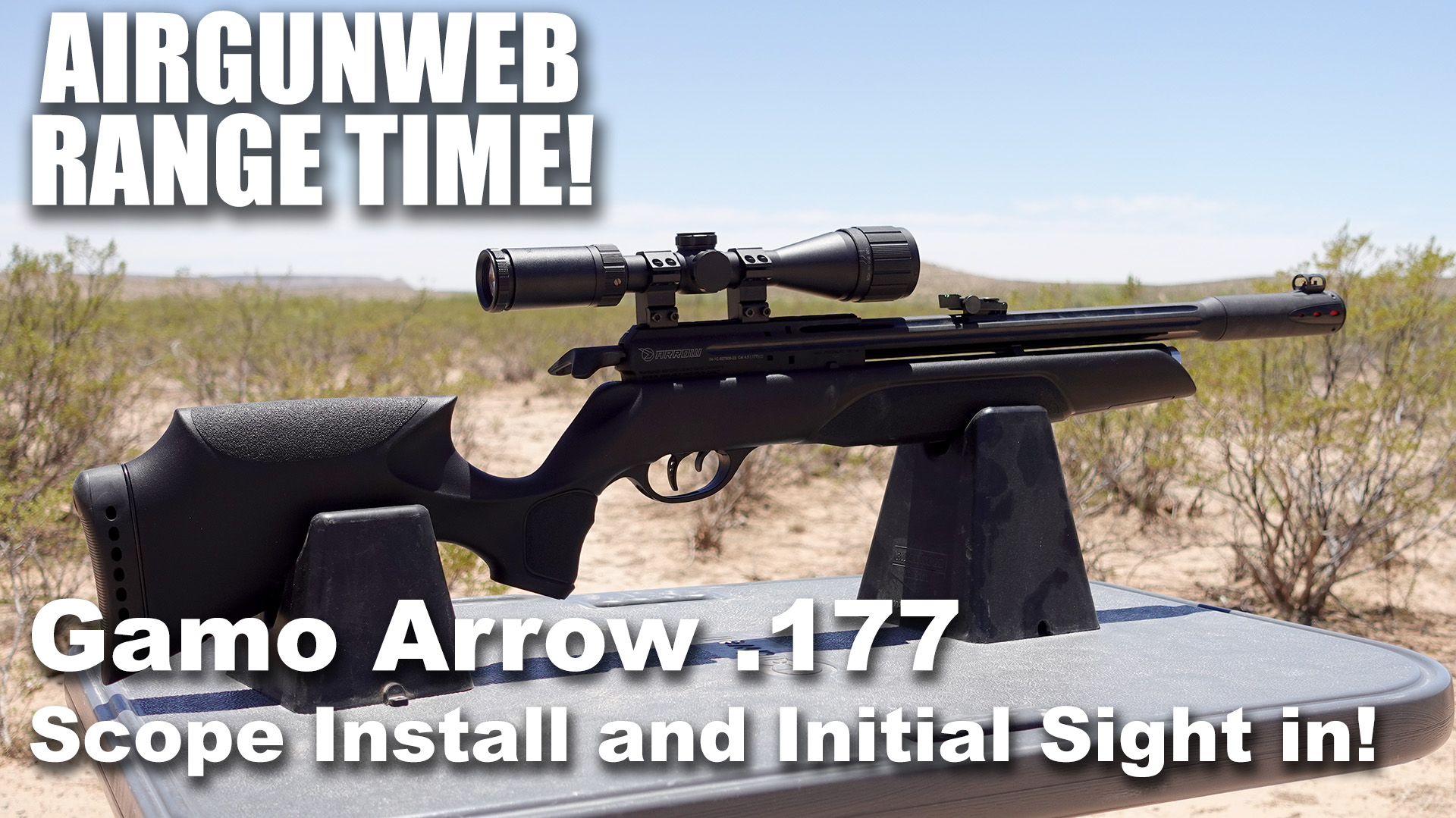 Gamo Arrow .177 BSA Outlook Scope Setup