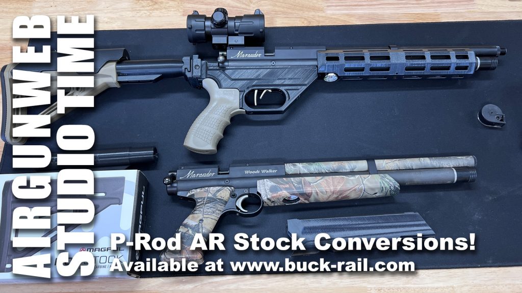 Benjamin Marauder Pistol – Buck Rail P-Rod AR Stock Conversion