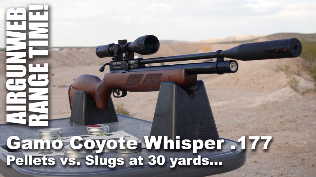 Gamo Coyote Whisper .177 – Pellets vs. Slugs