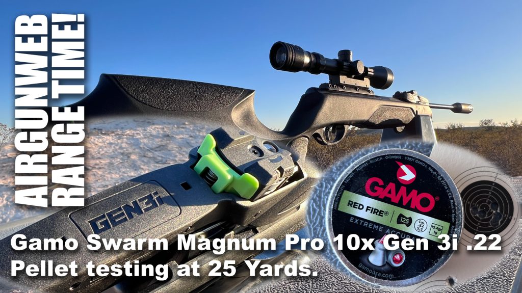 Gamo Swarm Magnum Pro 10x Gen 3i .22 Pellet Testing