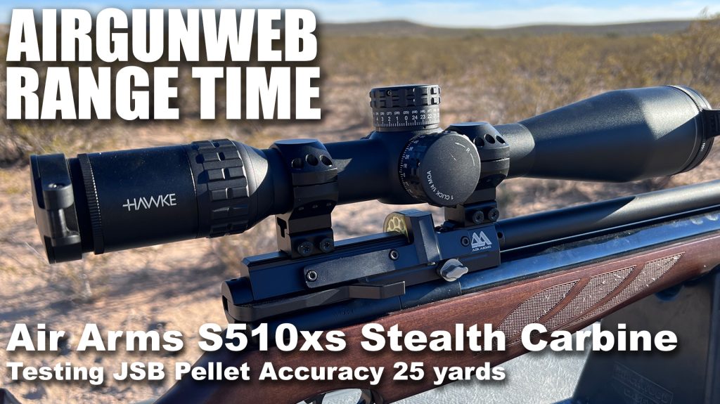 Air Arms S510XS Stealth Carbine – Pellet Testing