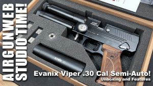 Evanix Viper .30 Cal Semi-Automatic PCP Pistol Unboxing