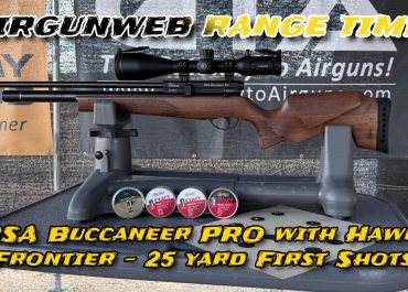 BSA Buccaneer Pro .177 First Shots