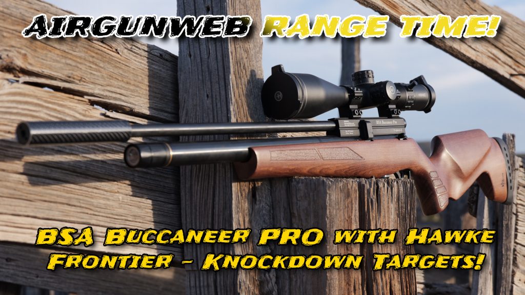 BSA Buccaneer Pro .177 Knockdown Target Tests
