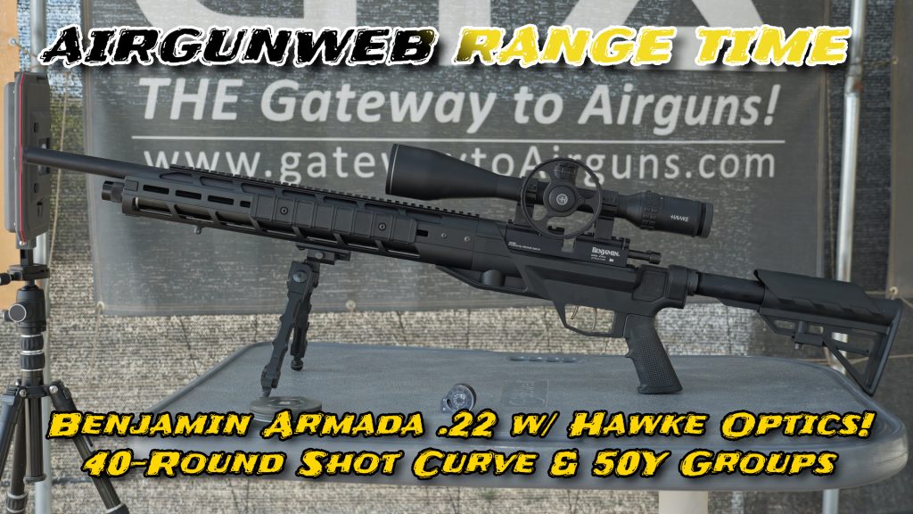 Benjamin Armada .22 Shot String & 50Y Groups