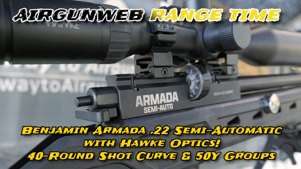 Benjamin Armada Semi-Automatic .22 40 Round Shot String Test