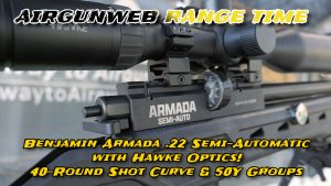 Benjamin Armada Semi-Automatic .22 40 Round Shot String Test