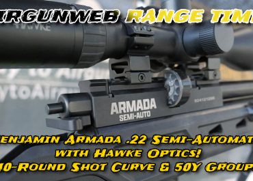 Benjamin Armada Semi-Automatic .22 40 Round Shot String Test